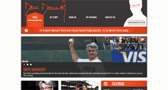Desktop Screenshot of davedravecky.com